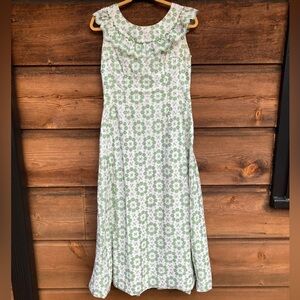 Vintage Floral Maxi Dress